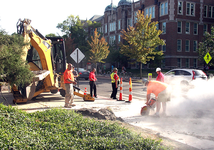 Water main break hits parts of Ohio State’s South Campus The Lantern