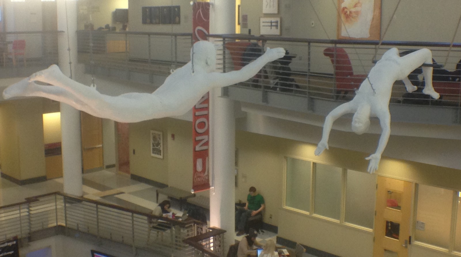 Sculptures jump, swing from the rafters in Ohio Union The Lantern