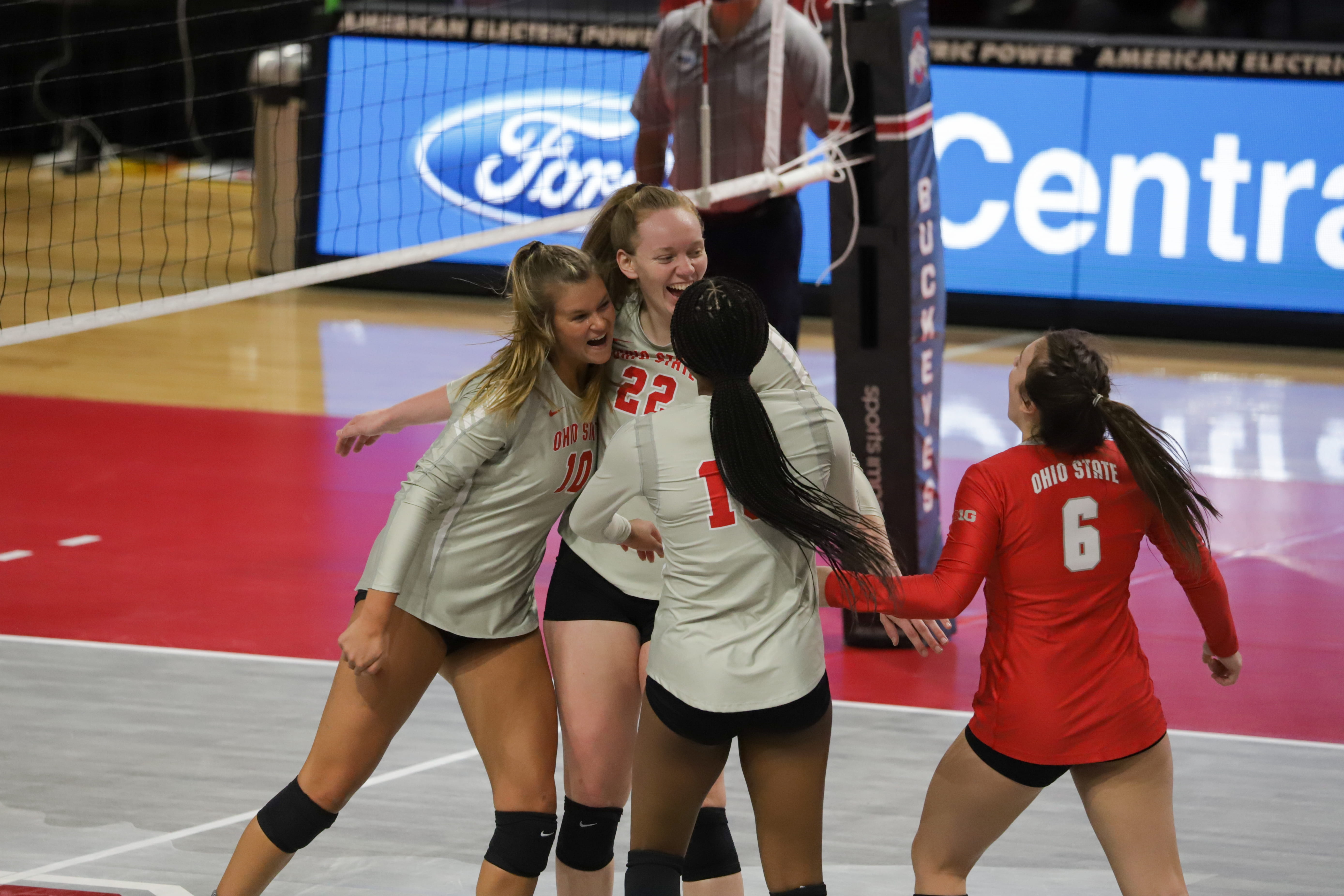 Women’s Volleyball Ohio State comes back against No. 8 Penn State