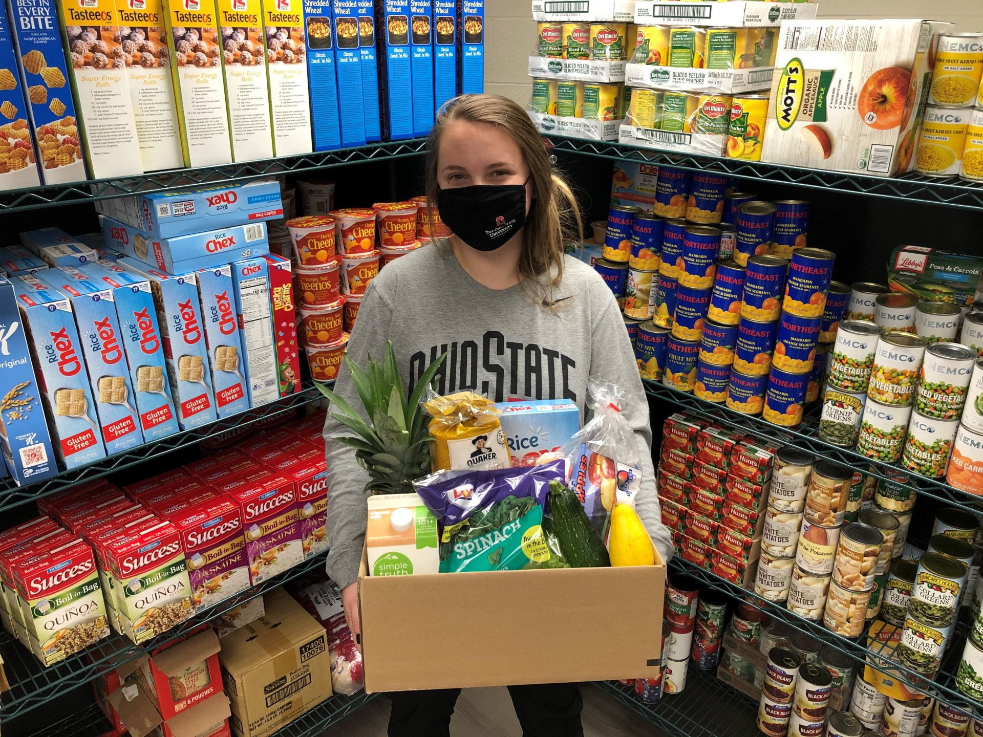 Oncampus food pantry matches increased demand during pandemic