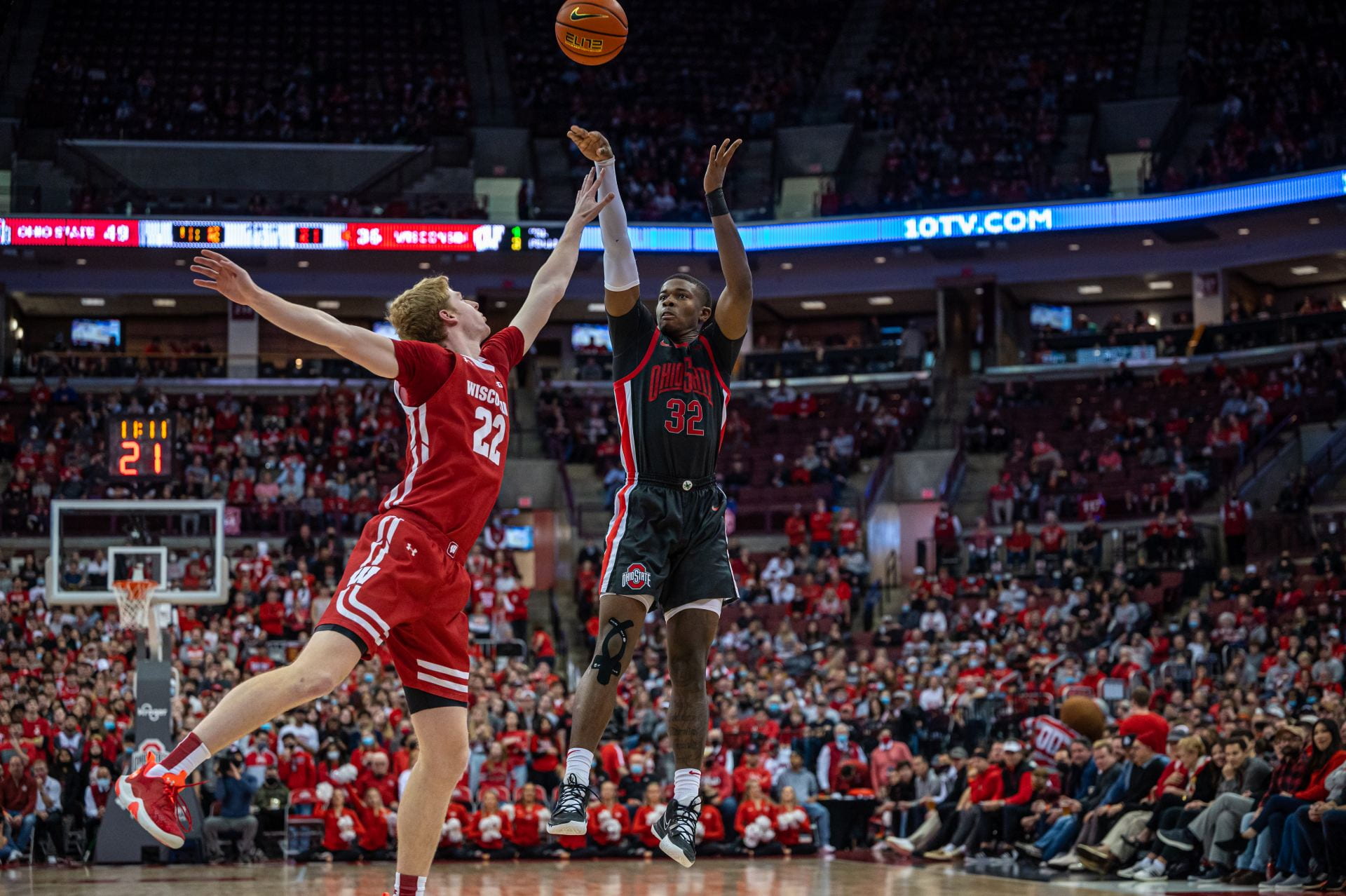 Men’s Basketball No. 16 Ohio State falls 7868 at No. 13 Wisconsin