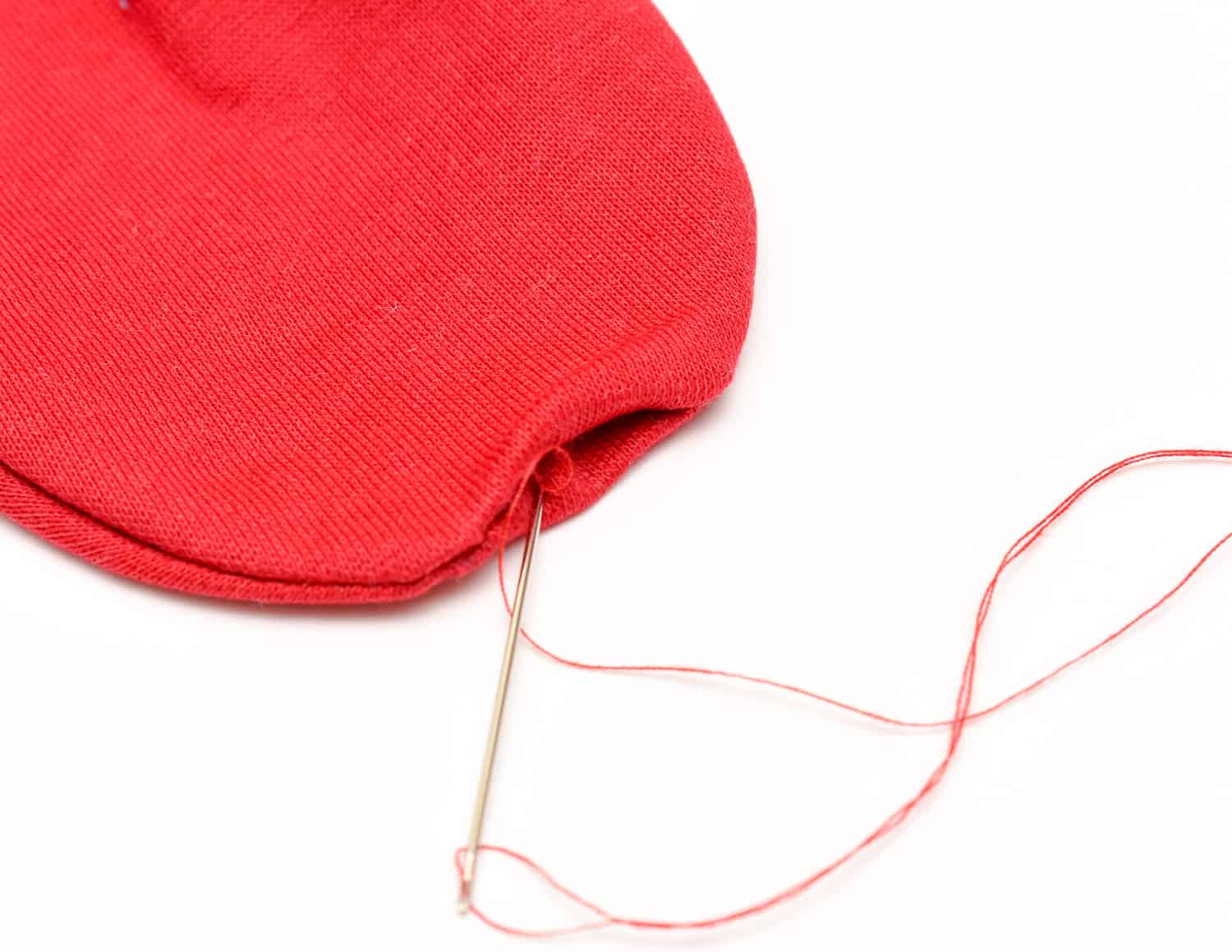 Sewing lining on mittens the clever way Step by step tutorial