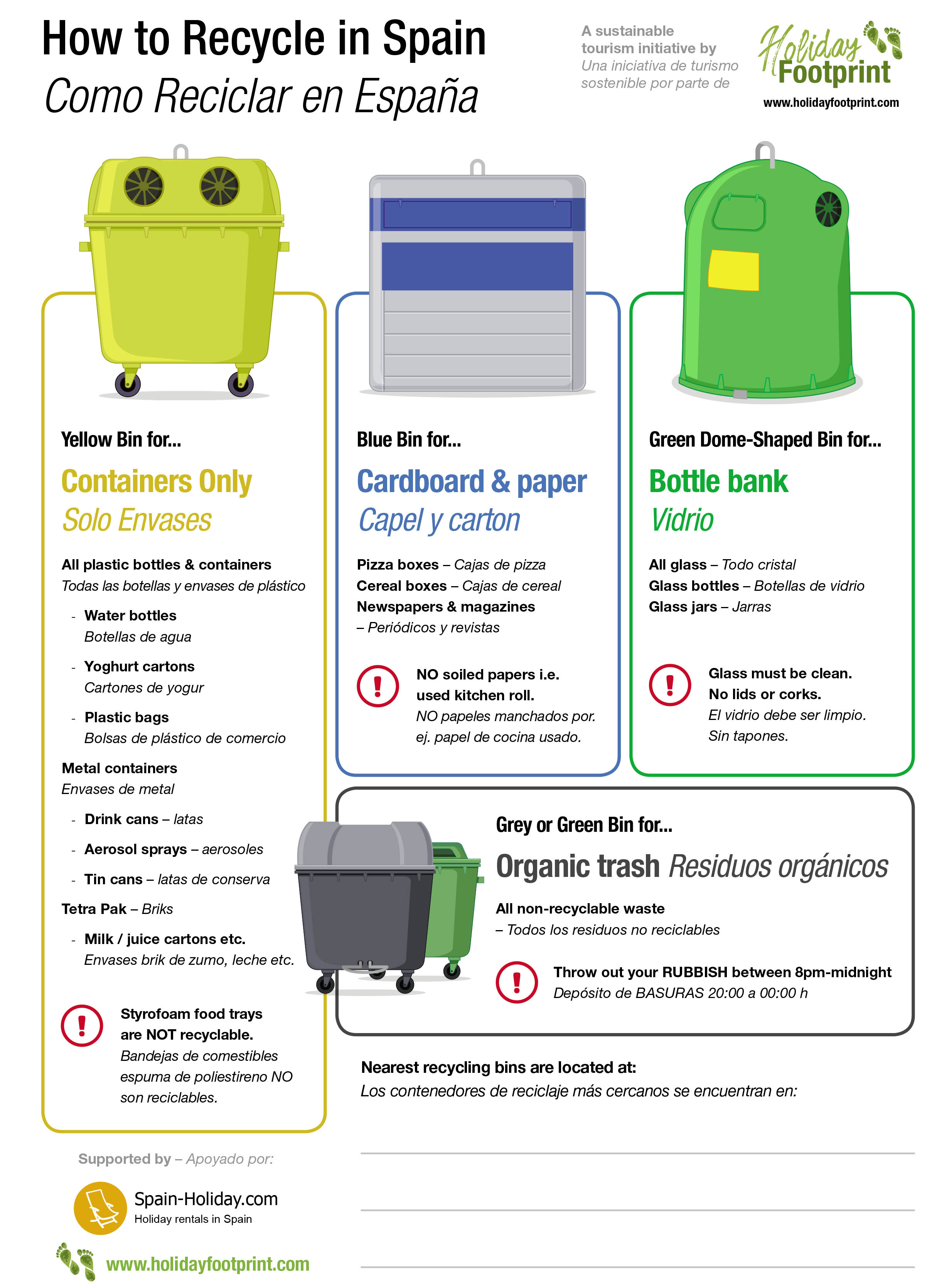 How to recycle in Spain whilst on holiday The Leader Newspaper