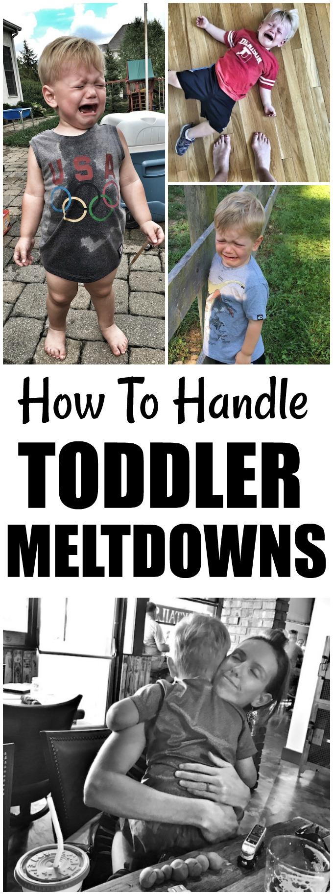 How To Handle Toddler Meltdowns