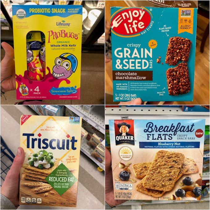 60+ Healthy Packaged Snacks For Kids For School or Home