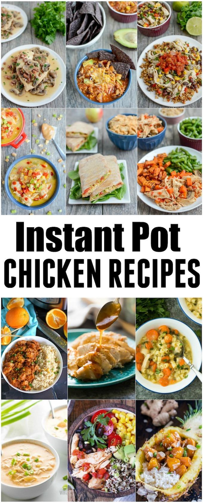 Healthy Instant Pot Chicken Recipes