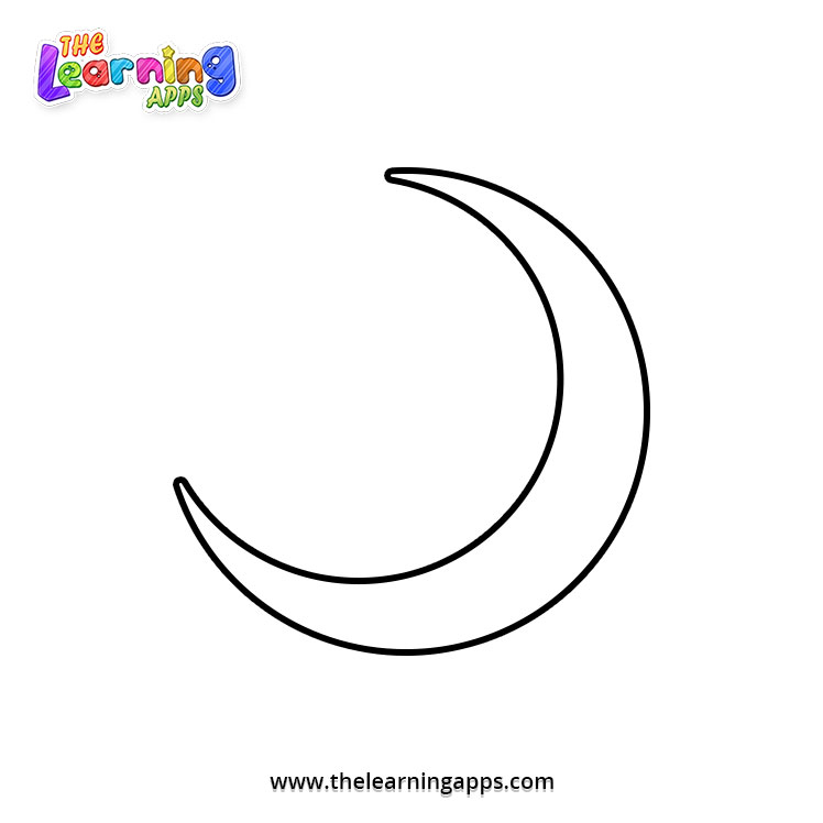 Download Our Free Printable Moon Coloring Worksheet for Kids