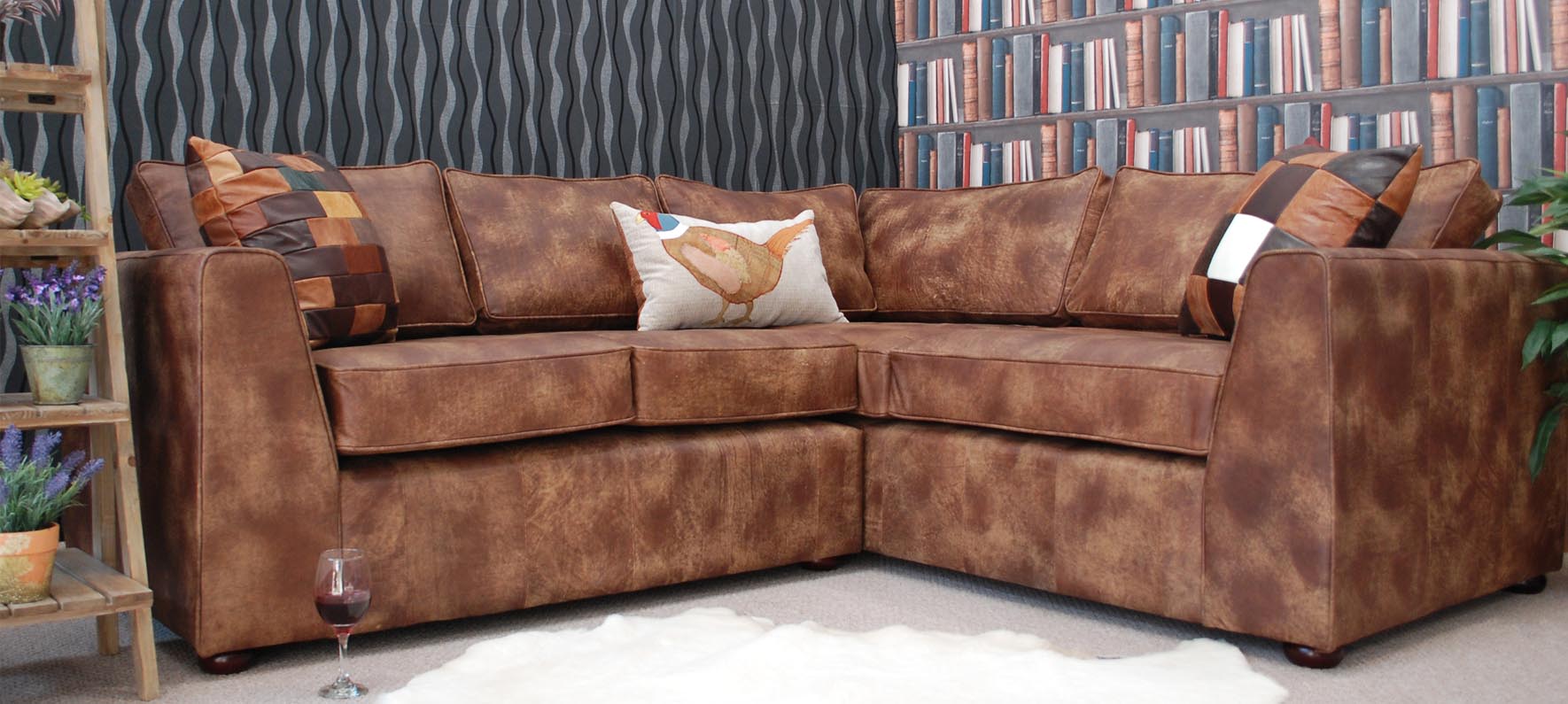 Leather Sofa Shop Full Grain, British Made Vintage Leather Sofas