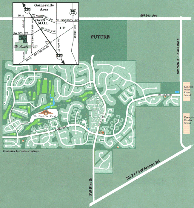 The Links at Haile Plantation Location