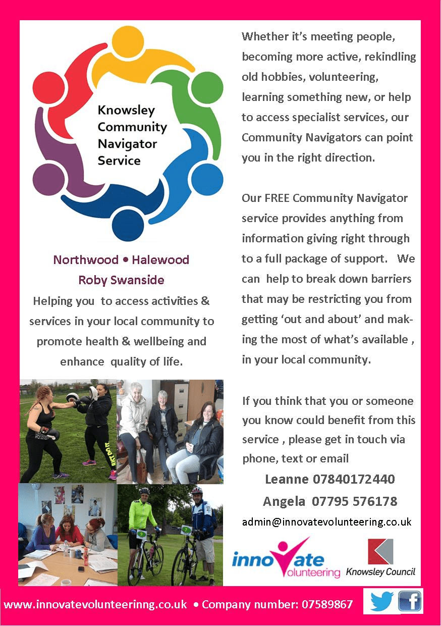 Knowsley Community Navigator Service The Live Well Directory for