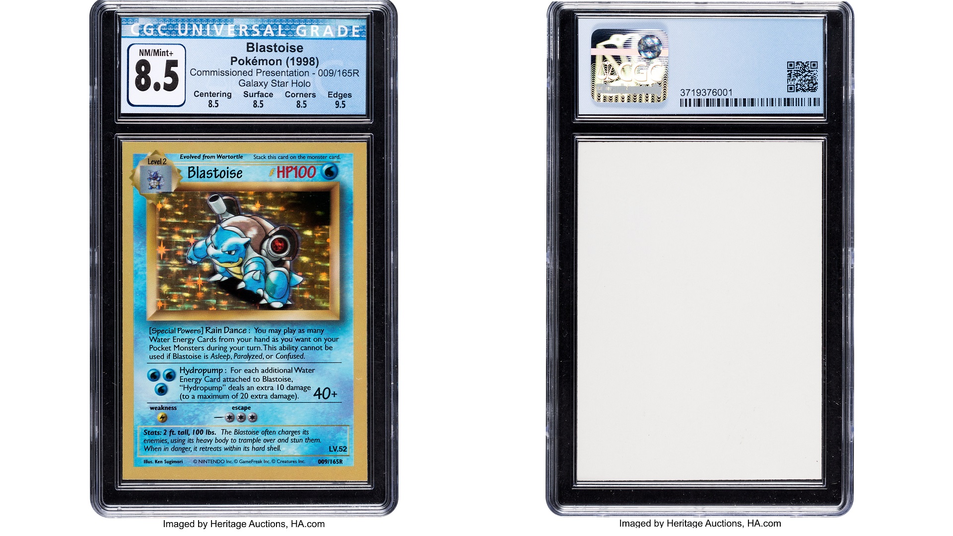 Rare ‘Presentation’ Blastoise the most expensive