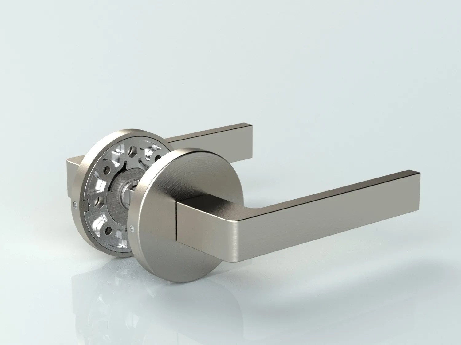 Brushed Nickel Door Handles Elegant Brush Nickel Door Handle Designs