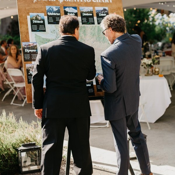 Snohomish Wedding Venue The Lookout Lodge Bride Groom Bridesmaid Groomsmen Woodland Wedding Venue With Mountain Views