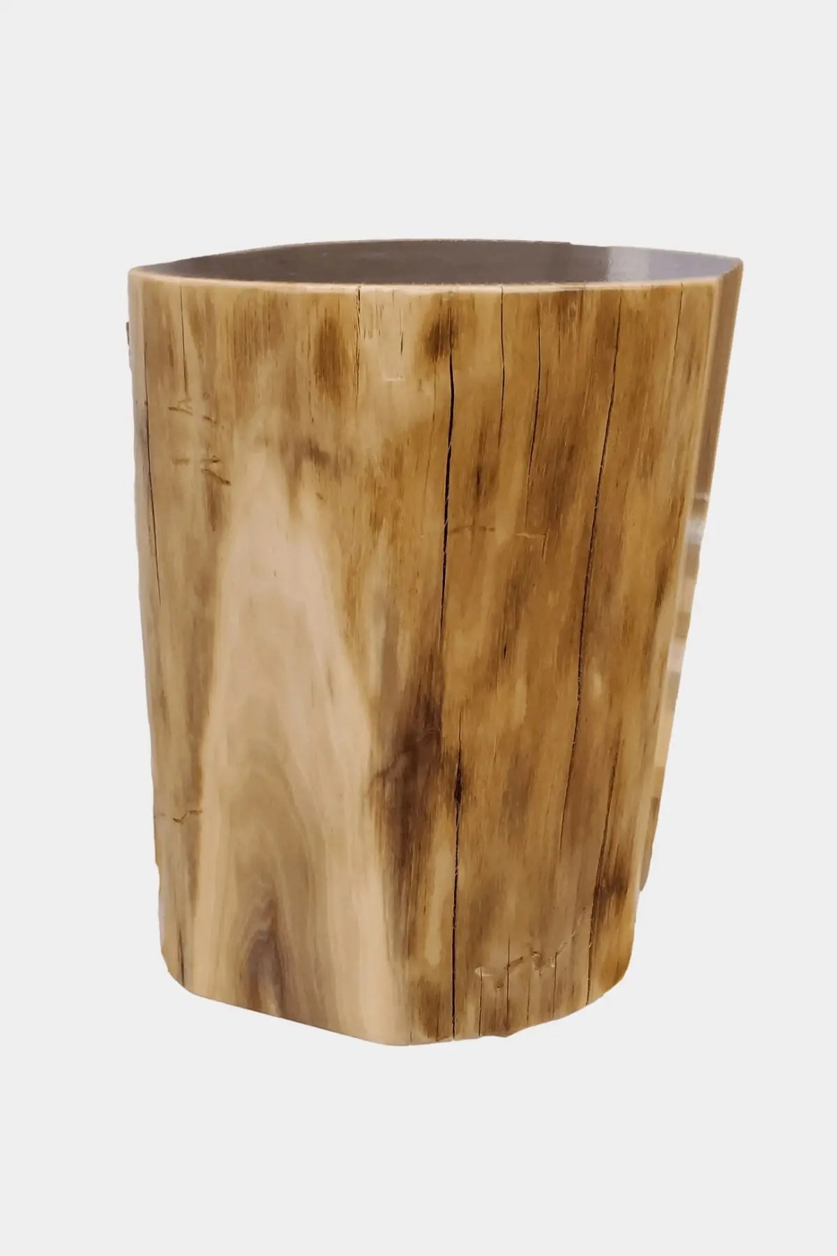 Live Edge Black Walnut Finished Stump Stool/Stump Table Lumber Shack