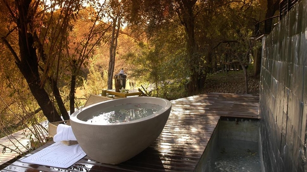 Comfortable Outside Bathtub References Ideas