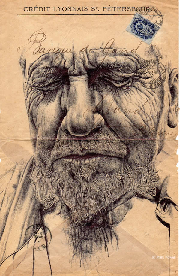 Biro pen drawings EN TheMAG