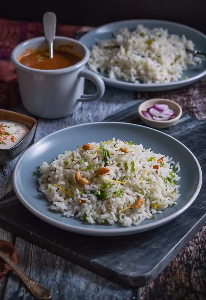 Jeera Rice / Jeera Pulav • The Magic Saucepan