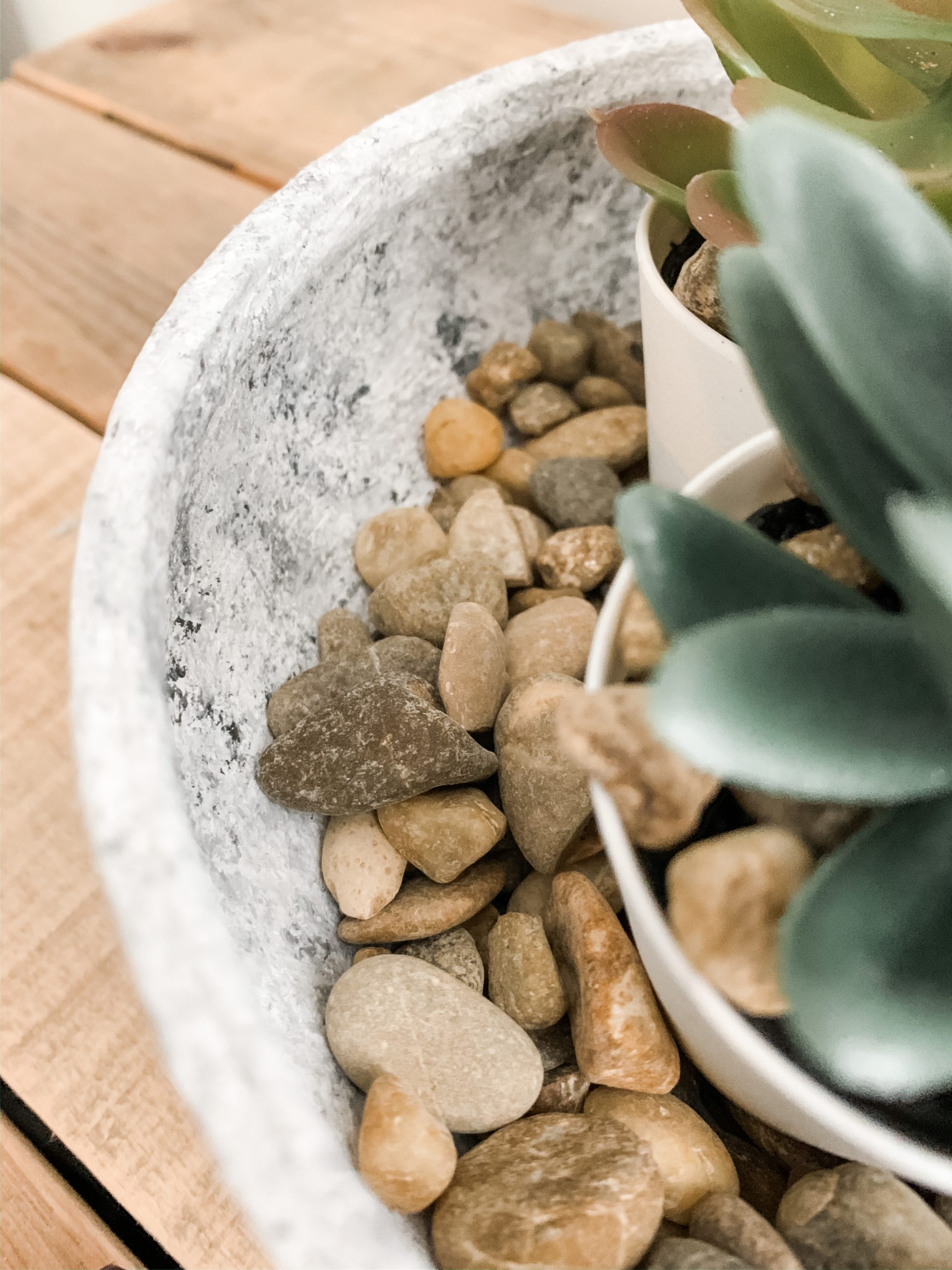 DIY Faux Concrete Planter Easy DIY Tutorial with Supply List