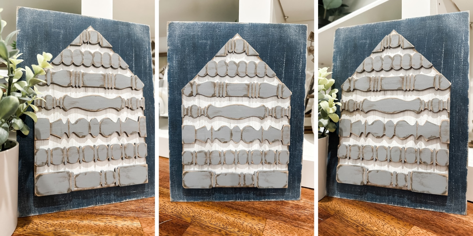 Decorative Spindle House Kit Easy DIY Tutorial