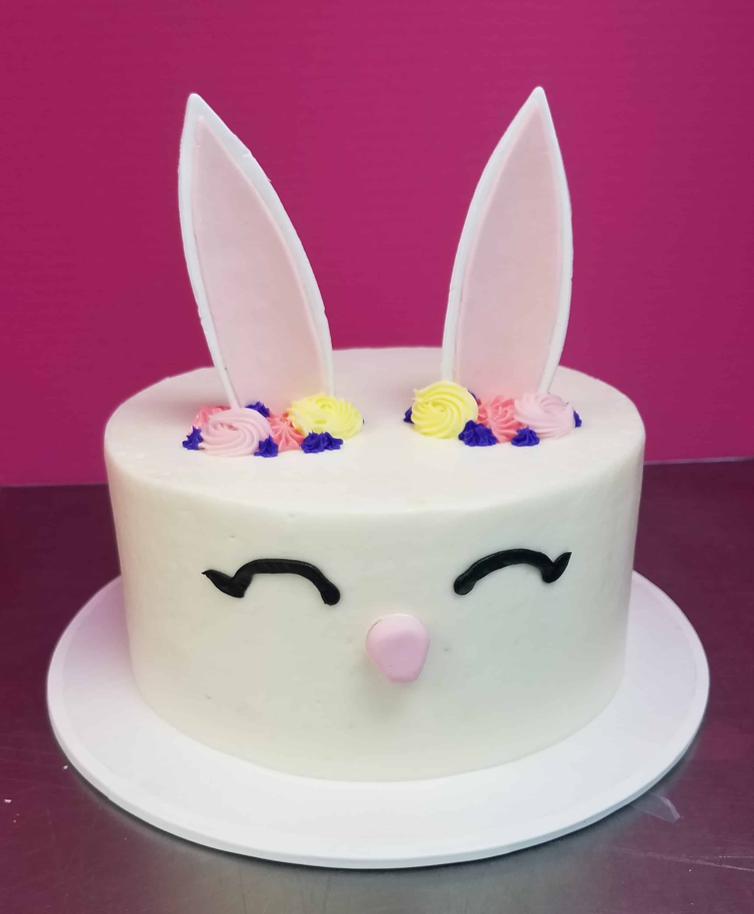Funlightenment is a state of mind where your inner fun is released, and even posts from that one neighbor become fun. Easter Bunny Face Cake with Ears that Stick Up - The ...