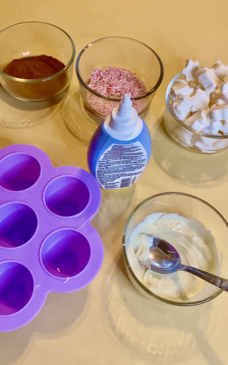 DIY Candy Cane Hot Chocolate Bombs The Mama Maven Blog