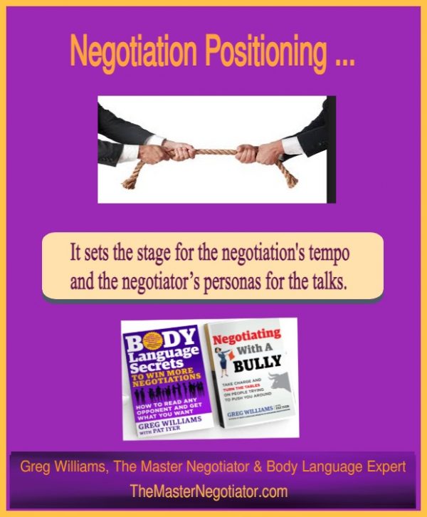 “Negotiation Positioning Strategy How To Absolutely Increase A