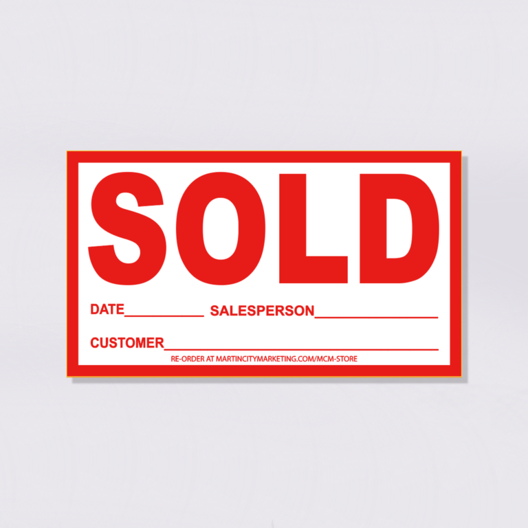 Sold Stickers The MCM Store