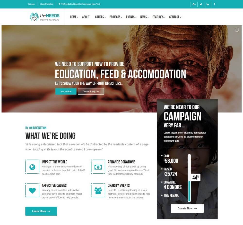 25+ Best WordPress Themes for NonProfits and Charities Theme Junkie