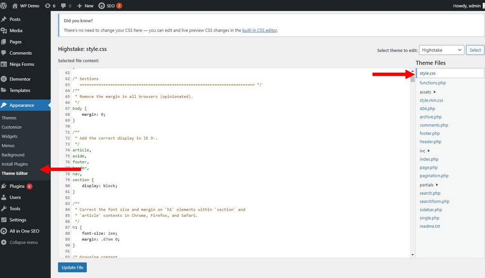 How to Edit CSS & HTML in WordPress (Step by Step Guide) Theme Junkie