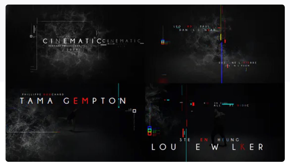 Free Text Animation Templates After Effects