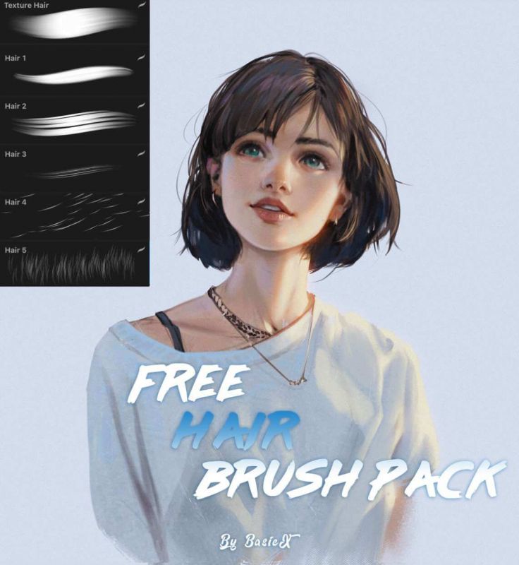 20+ Best Procreate Hair Brushes (Free & Pro) 2021 LaptrinhX / News