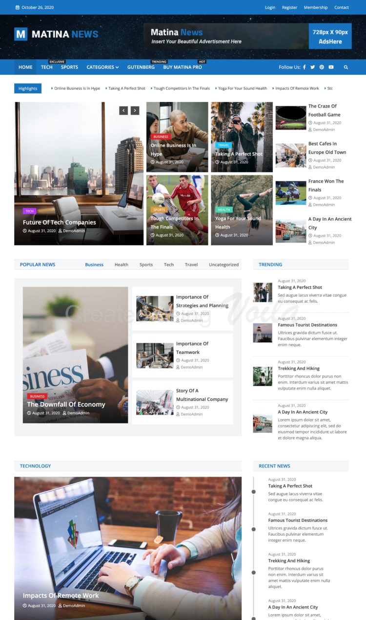 60+ Best Slideshow WordPress Themes 2024 (Free & Premium) Theme Junkie