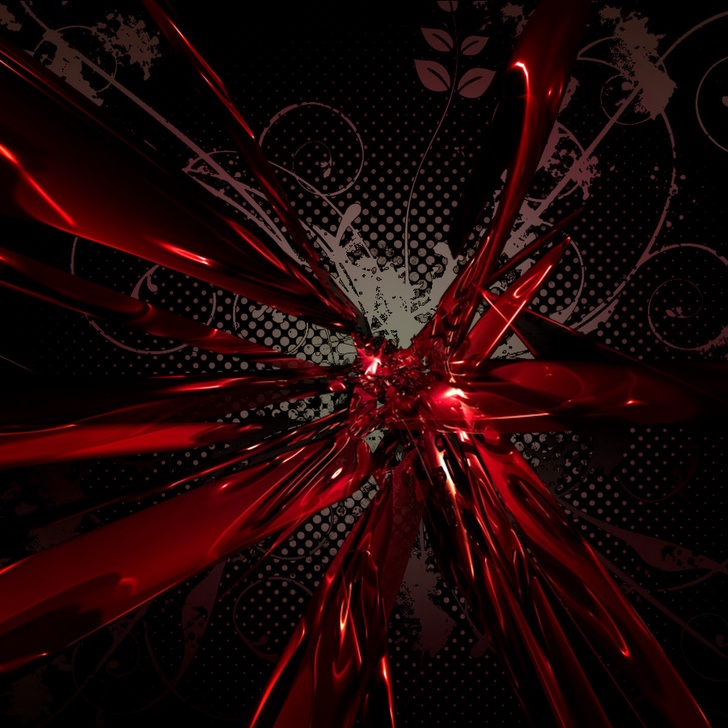 Red and black abstract theme Chrome Theme ThemeBeta