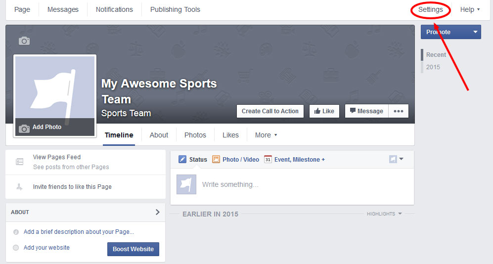 How to Create a Professional Sports Team Facebook Page