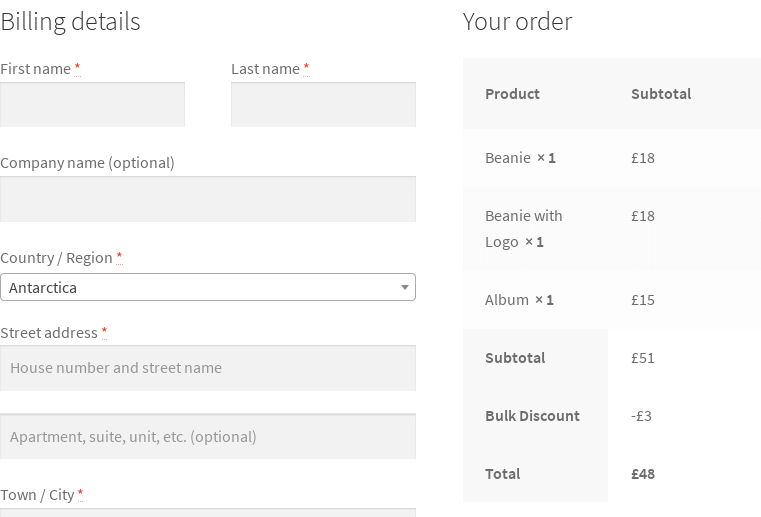 How to apply bulk discount in Themelocation
