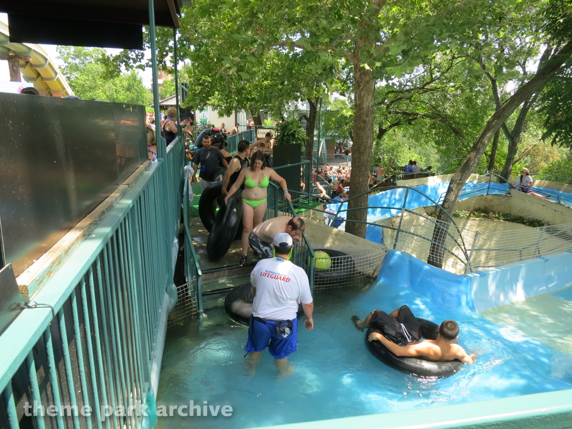 Whitewater Tube Chute at Schlitterbahn New Braunfels Theme Park Archive