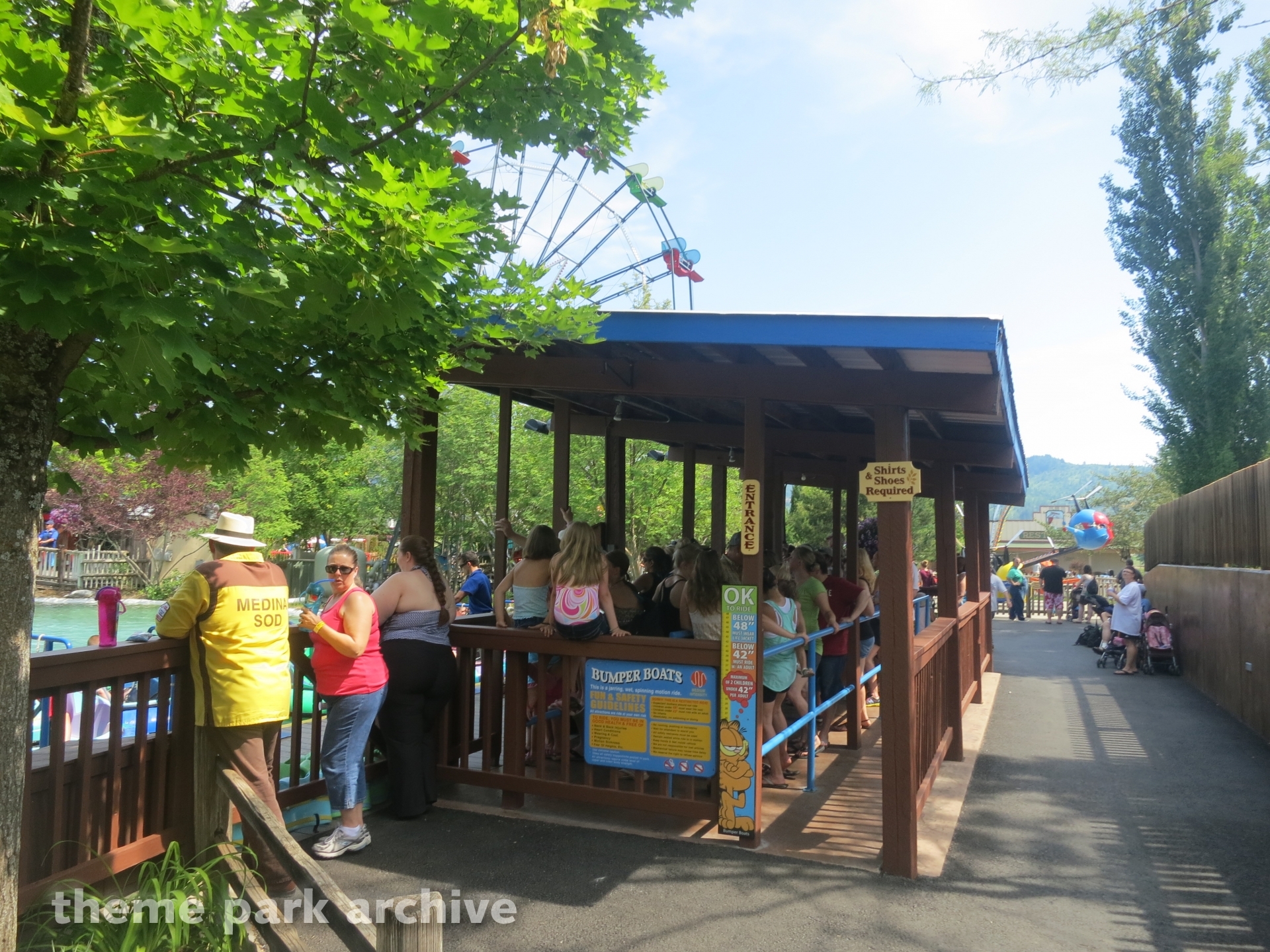 Bumper Boats at Silverwood Theme Park and Boulder Beach Waterpark