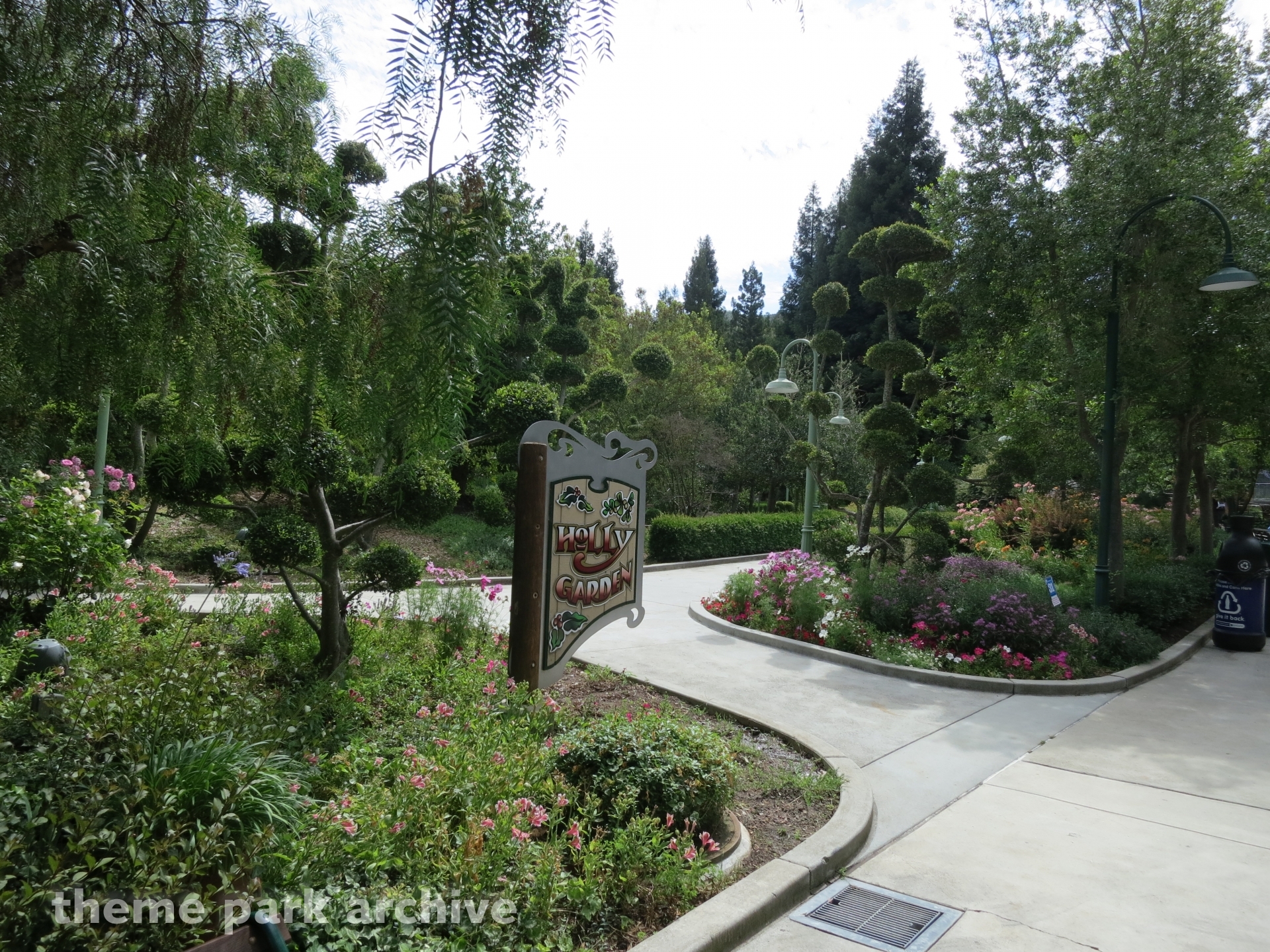 Holly Garden at Gilroy Gardens Theme Park Archive
