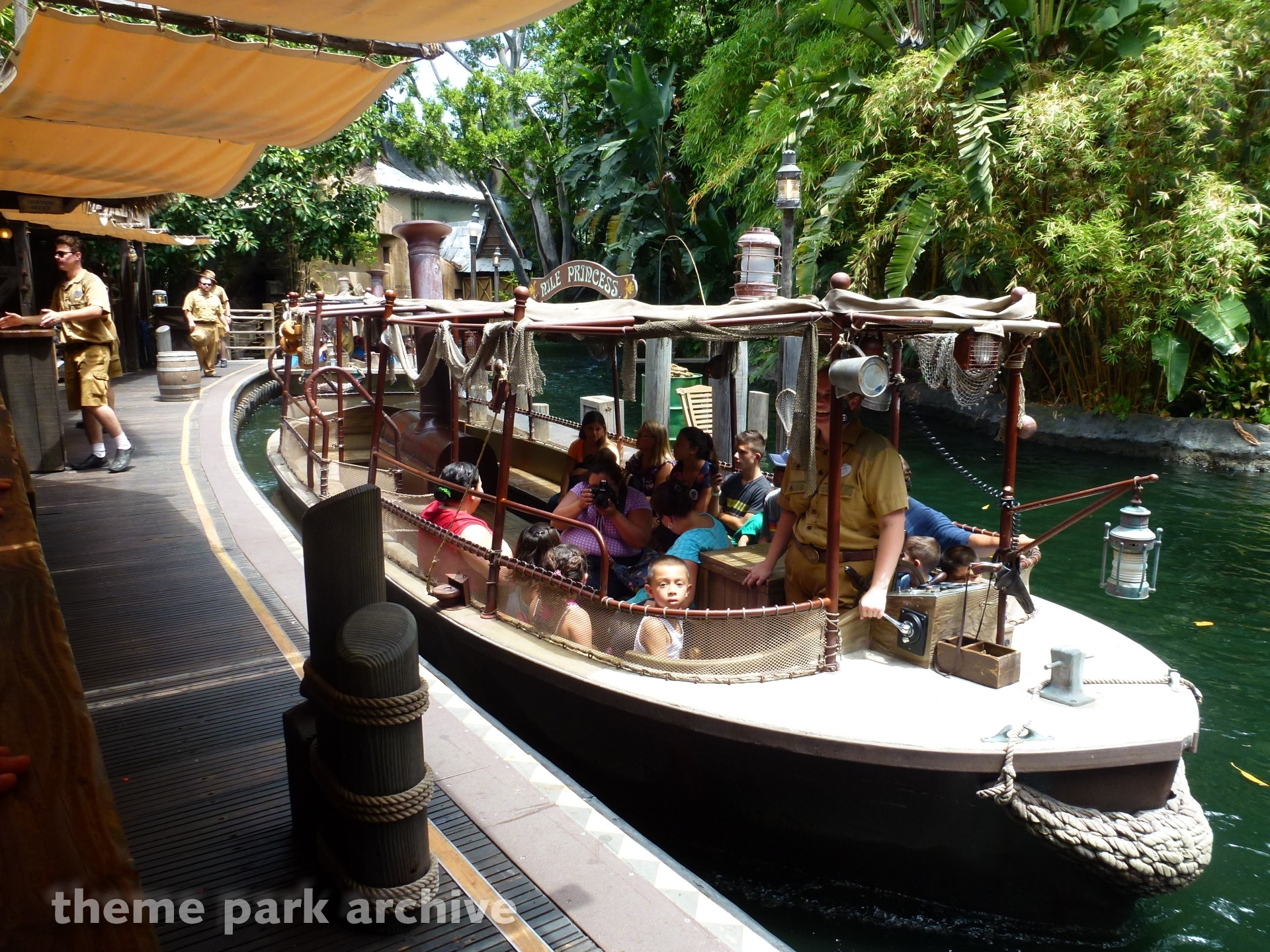 Jungle Cruise at Disneyland Theme Park Archive