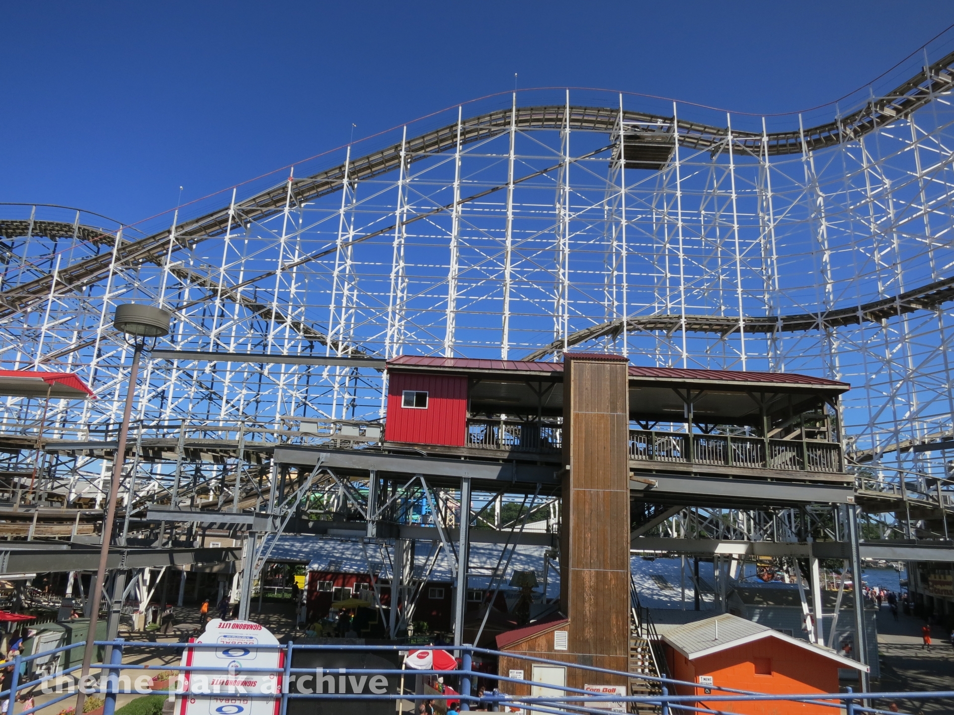 Cornball Express at Indiana Beach Theme Park Archive