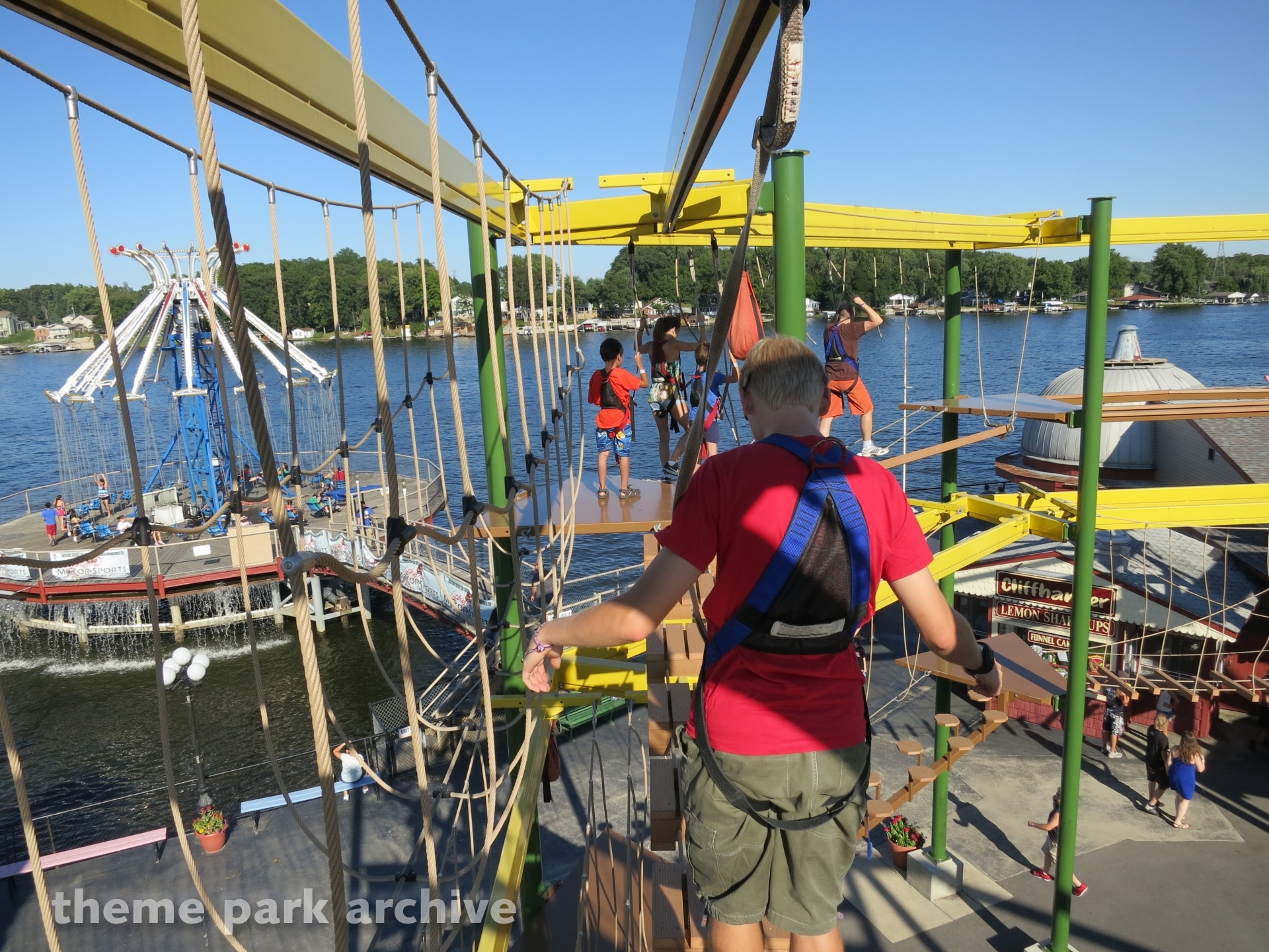 Ropes Course at Indiana Beach Theme Park Archive