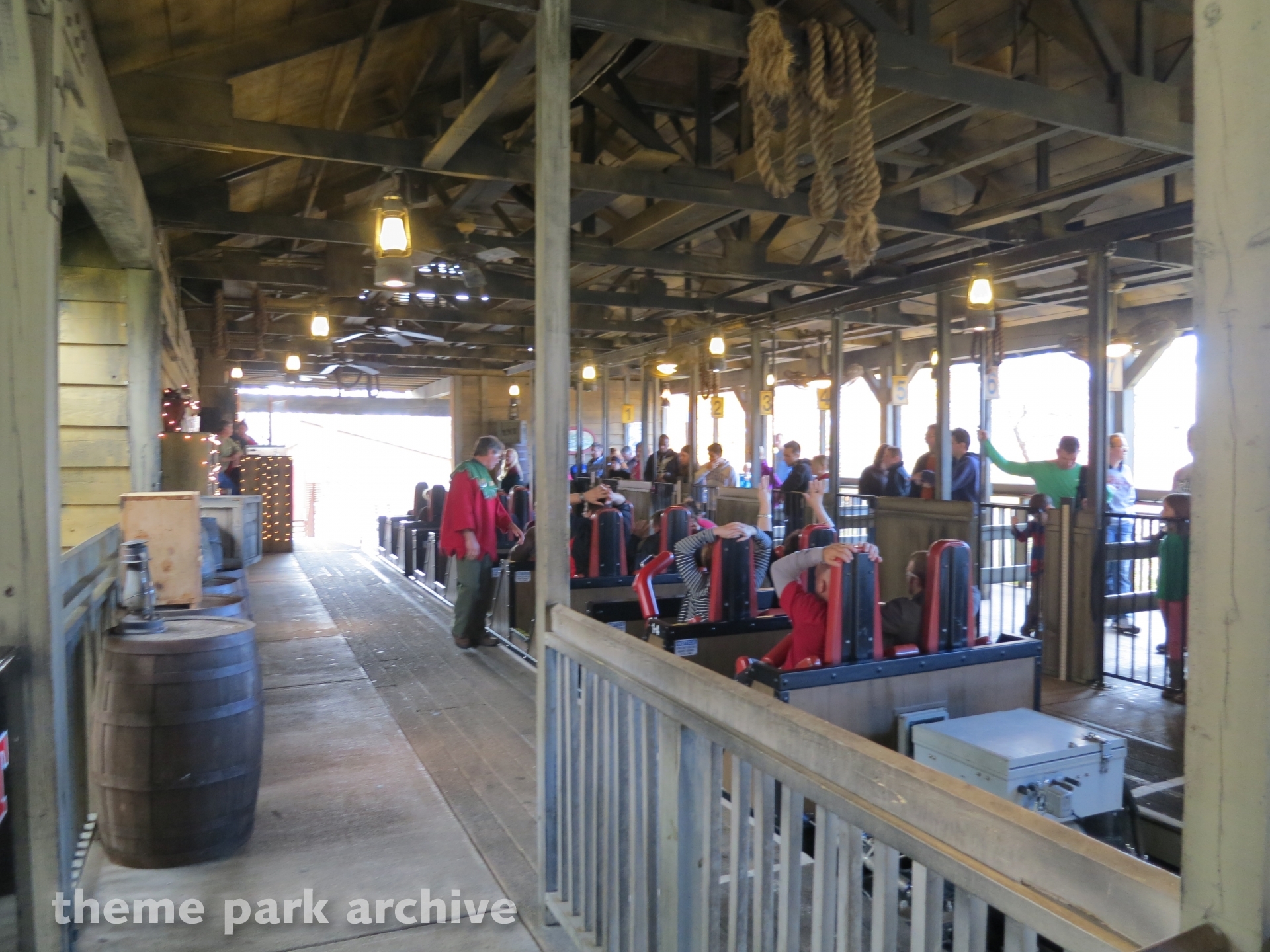 Powder Keg at Silver Dollar City Theme Park Archive