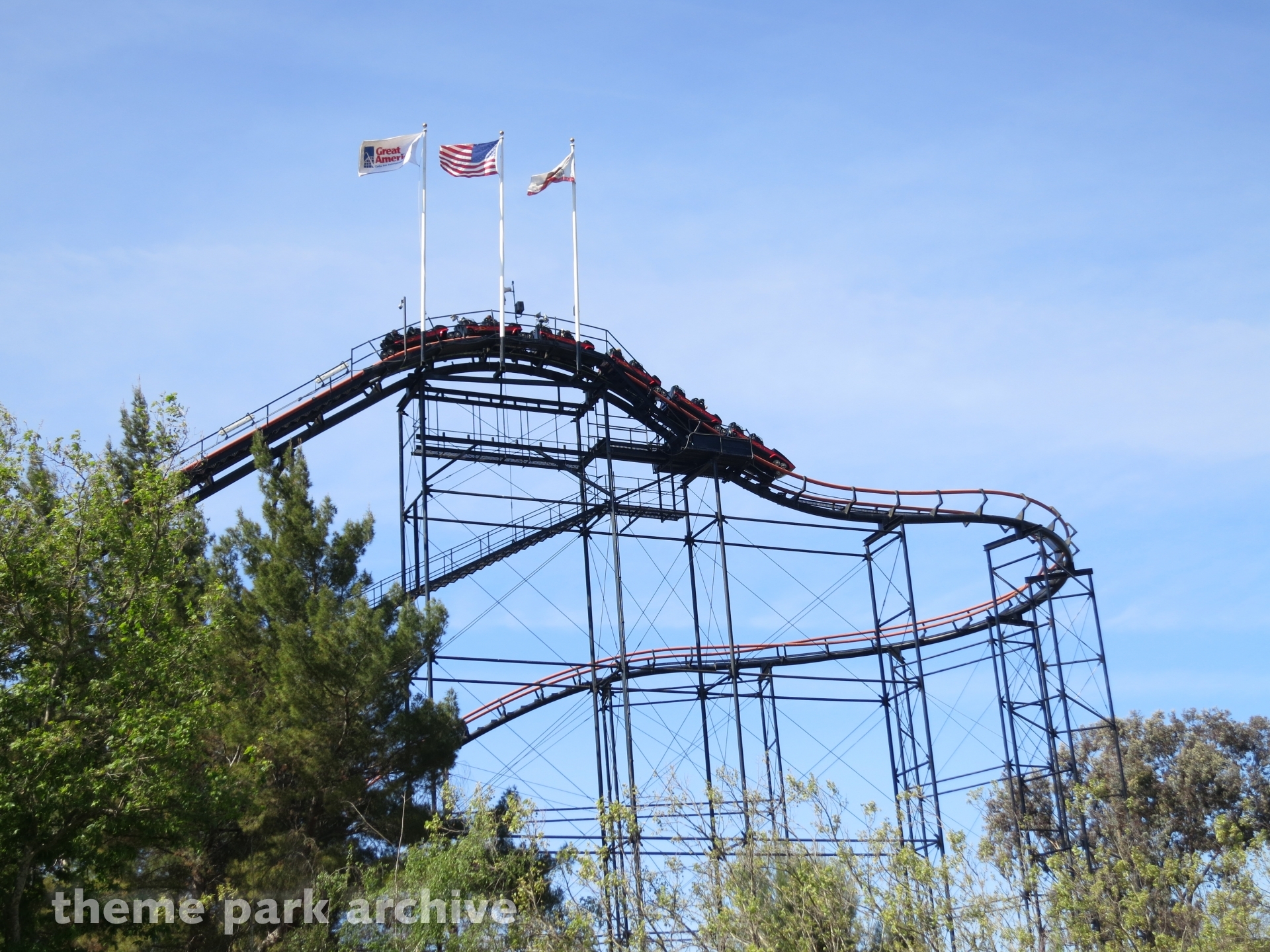 Demon at California's Great America Theme Park Archive