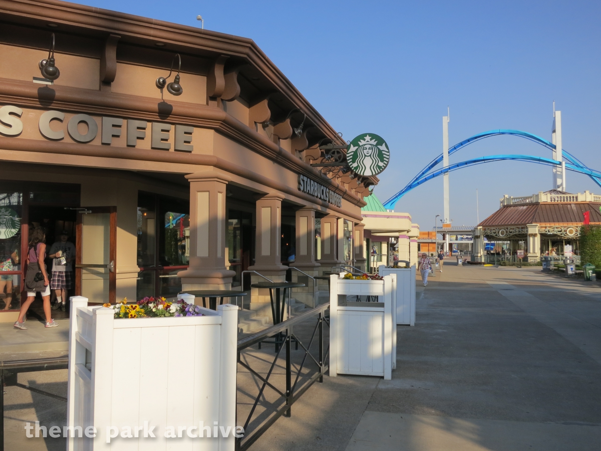 Starbucks at Cedar Point Theme Park Archive