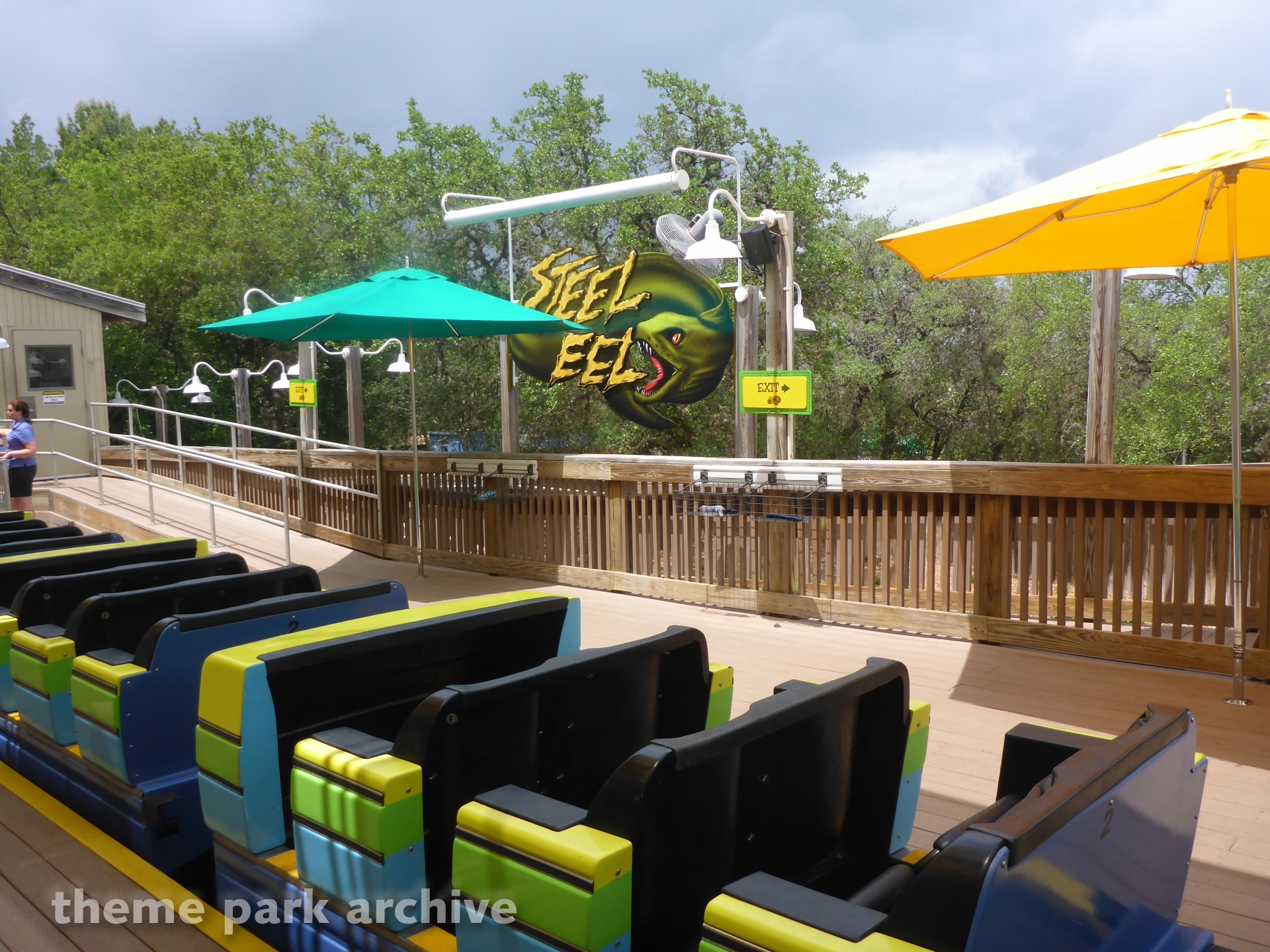 Steel Eel at SeaWorld San Antonio Theme Park Archive