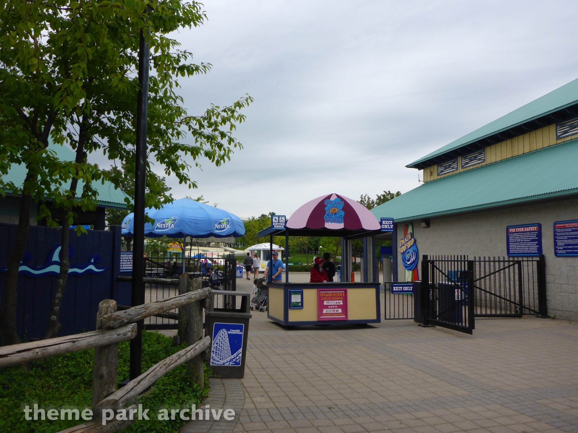 Water Works at Canada's Wonderland Theme Park Archive