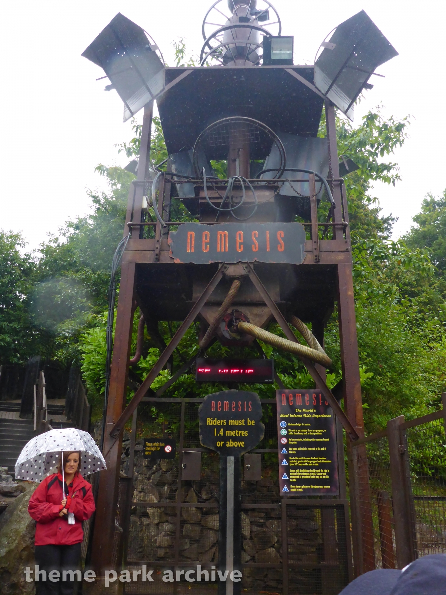 Nemesis at Alton Towers Theme Park Archive