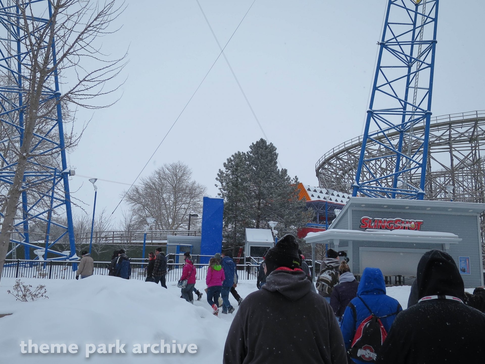 Slingshot at Cedar Point Theme Park Archive
