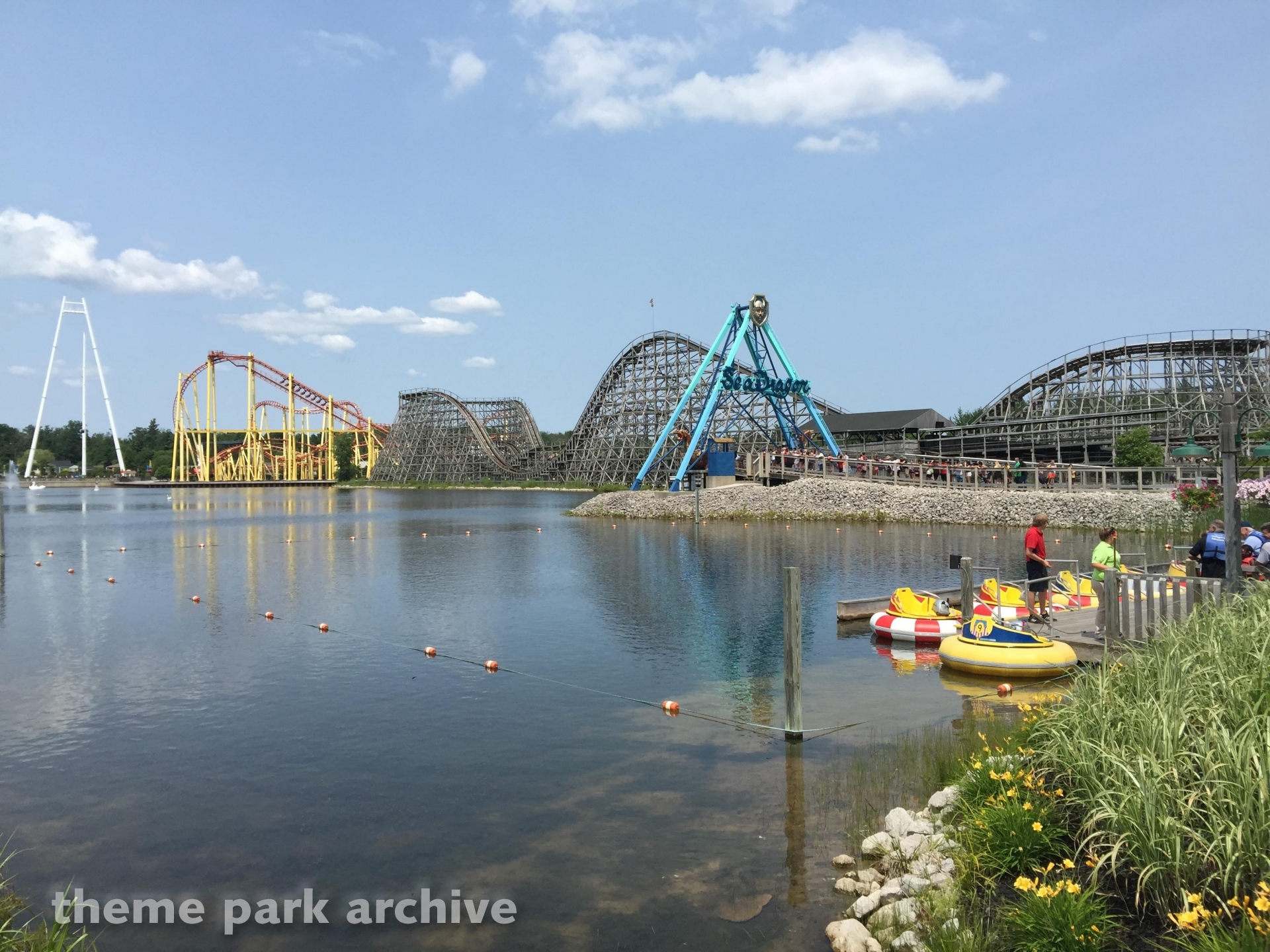 Bumper Boats at Michigan's Adventure Theme Park Archive