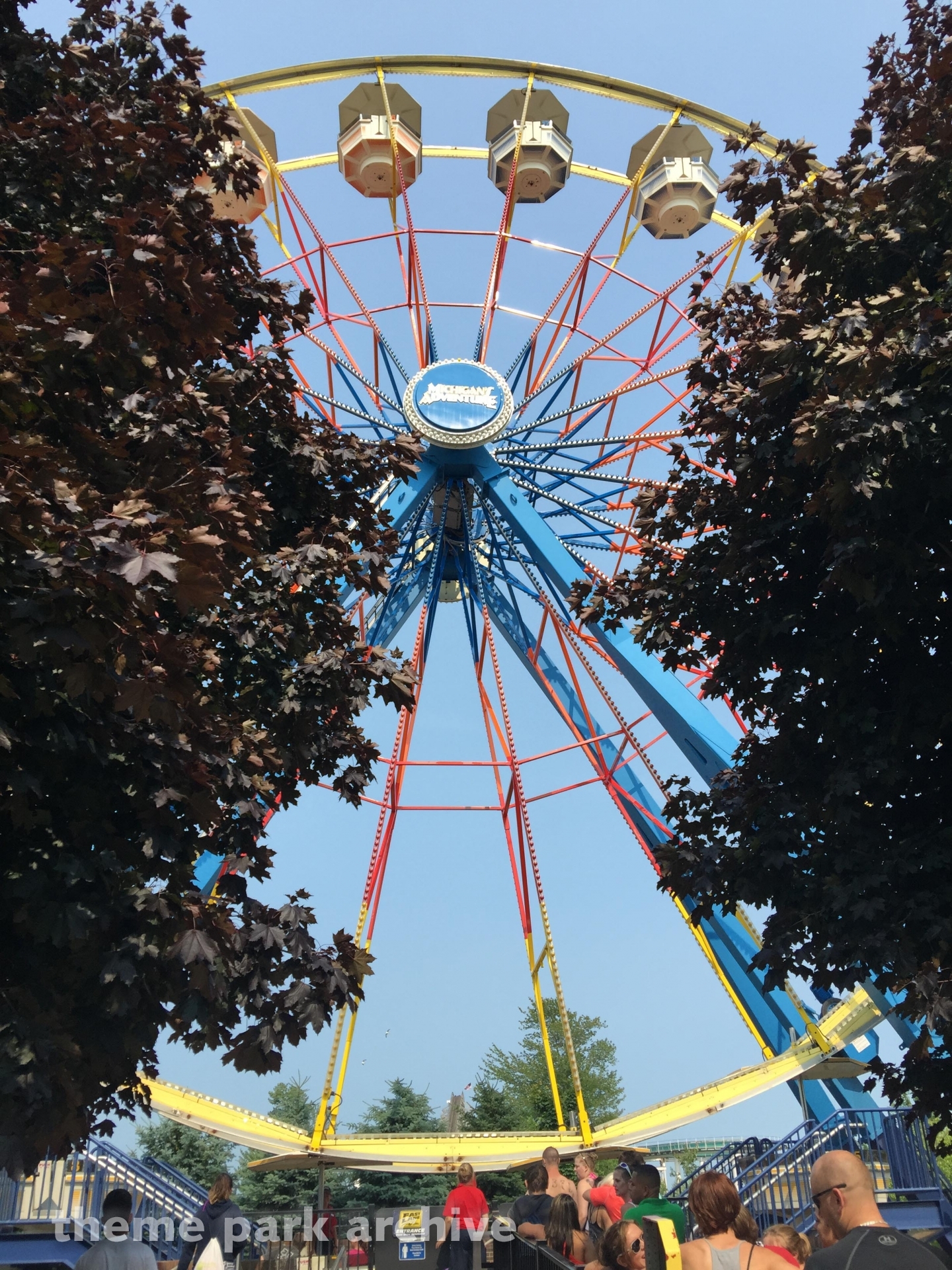 Giant Gondola Wheel at Michigan's Adventure Theme Park Archive